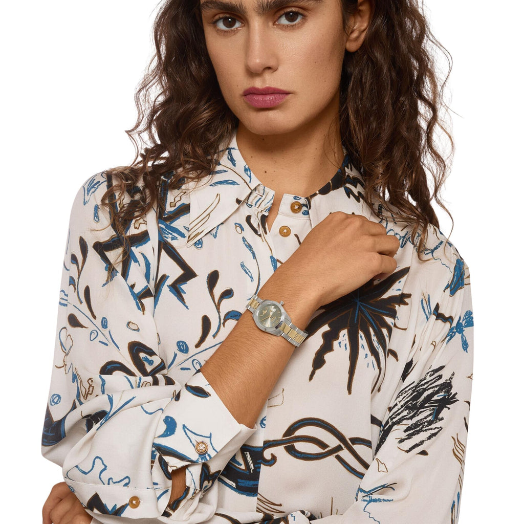 Vivienne Westwood Fenchurch 29mm Grey Dial Steel Ladies Quartz Watch VV292GYSG